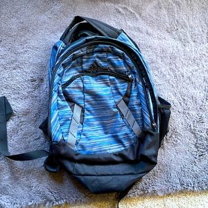 Blue 3 pocket Adidas Backpack